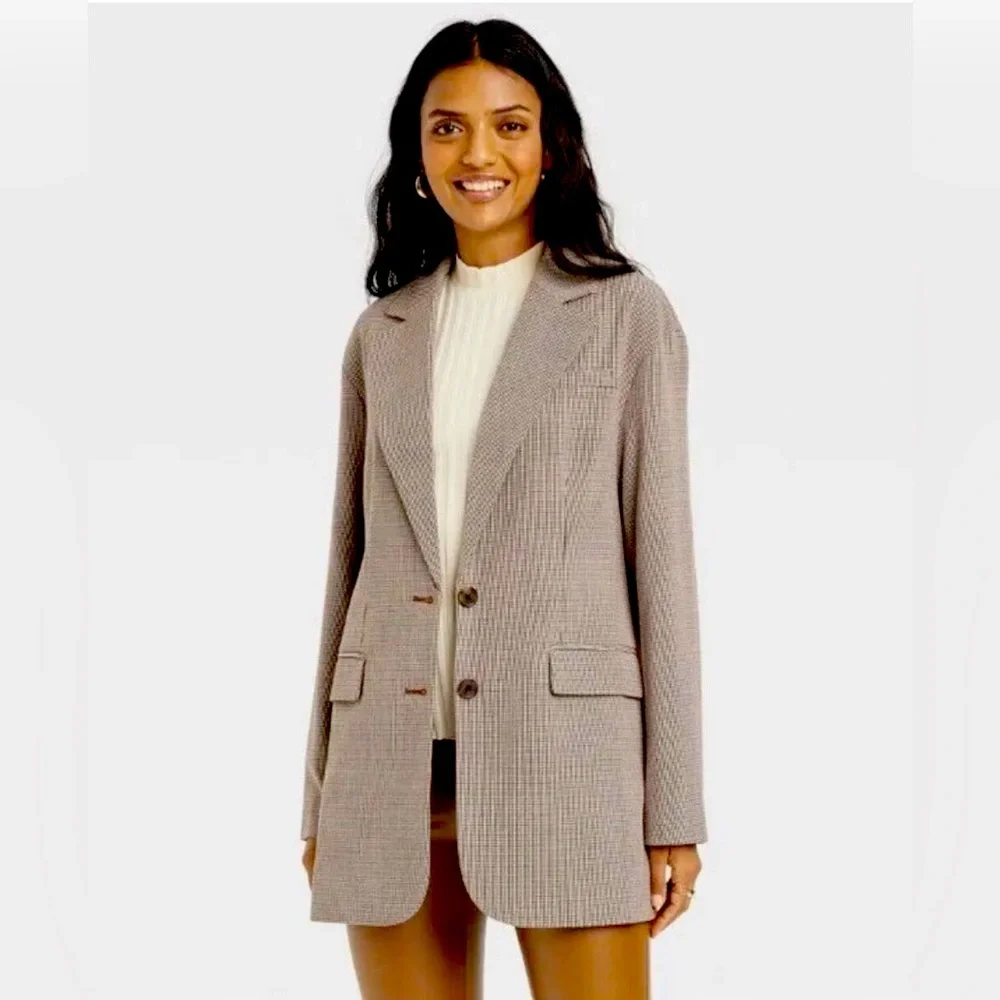 A New Day Houndstooth Blazer - Picture 1 of 6
